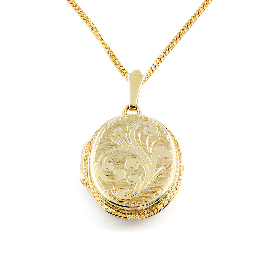 9ct gold 11.6g 20 inch Locket with chain